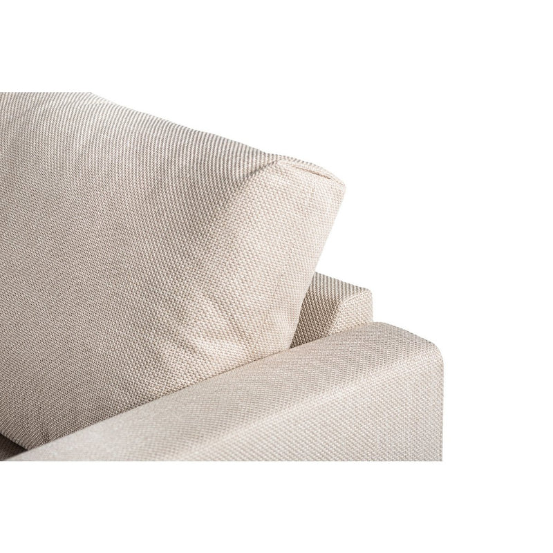 3 seater corner left, fabric Bjorn 24, W460 beige