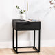 Bedside table 1L, Lava, B340 black