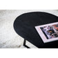 Coffee table oval, 90x45 cm, Z340 black