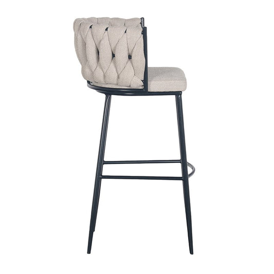 Wave bar chair beige