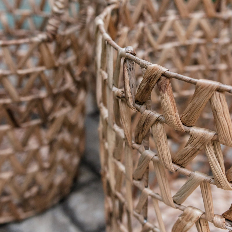 Laundry Basket | Plant Basket | Storage Basket NAILAKA made from Water Hyacinth (3 sizes)