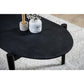 Coffee table oval, 120x60 cm, Z340 black