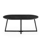 Coffee table oval, 90x45 cm, Z340 black