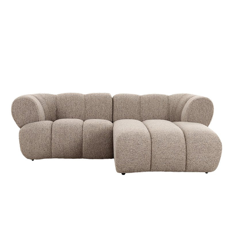 Sofa New York 2.5-seater (Right Lounge) Sand Boucle