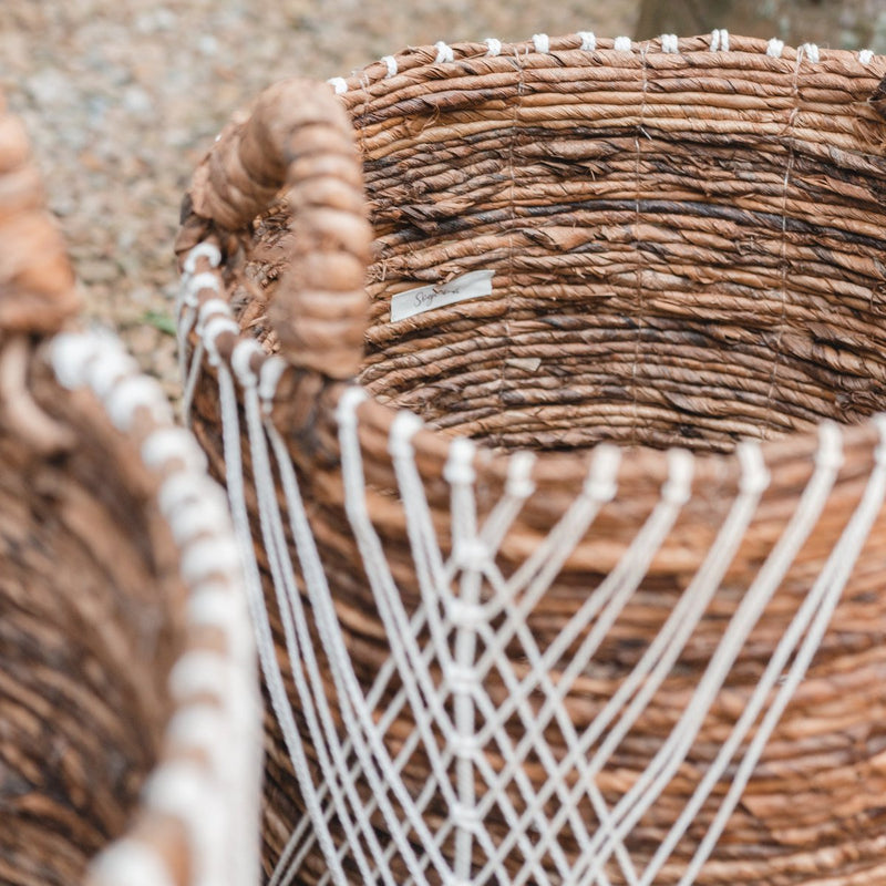 Laundry Basket | Plant Basket | Storage Basket JUWANA made of Banana Fibre