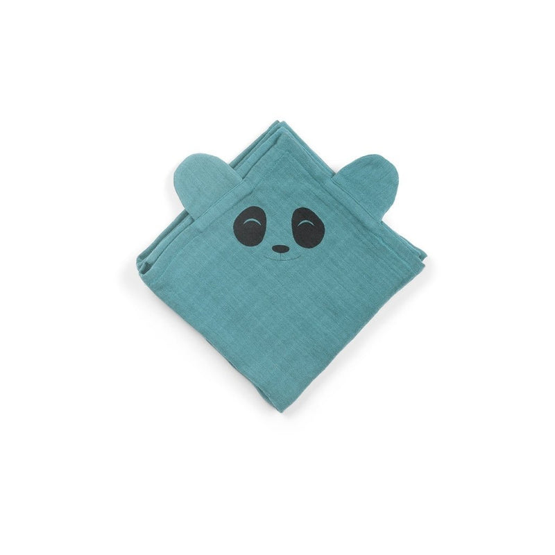 Bjørk knuffel mousseline doek 2-pack Panda