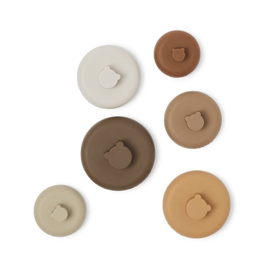 Sasha silicone activity toy-Brown color mix