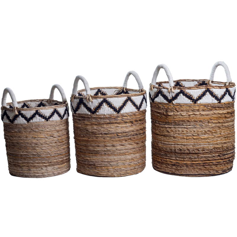 Basket | Laundry Basket | Plant Basket DALU made of Banana Fibre (3 sizes)