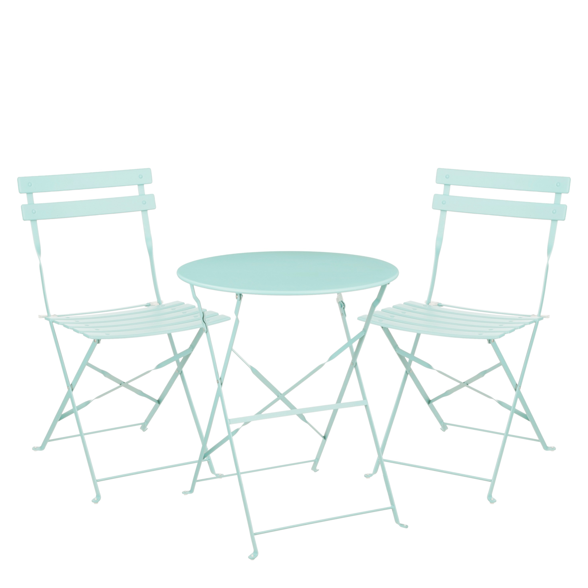 Laurence Bistro Set - Set of 3 - Metal - Light Green