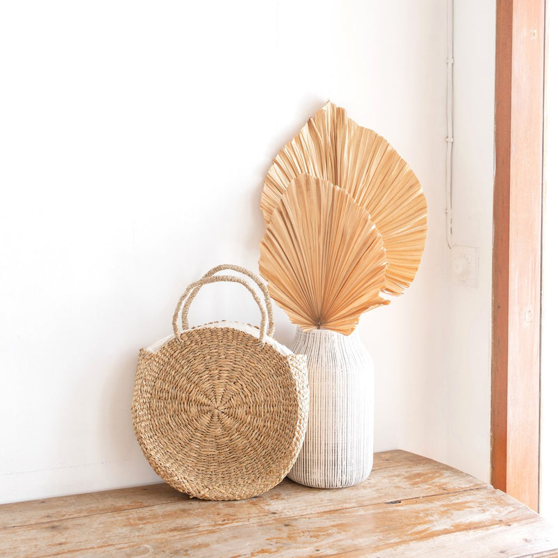 Round Bag made from Woven Seagrass MENARA