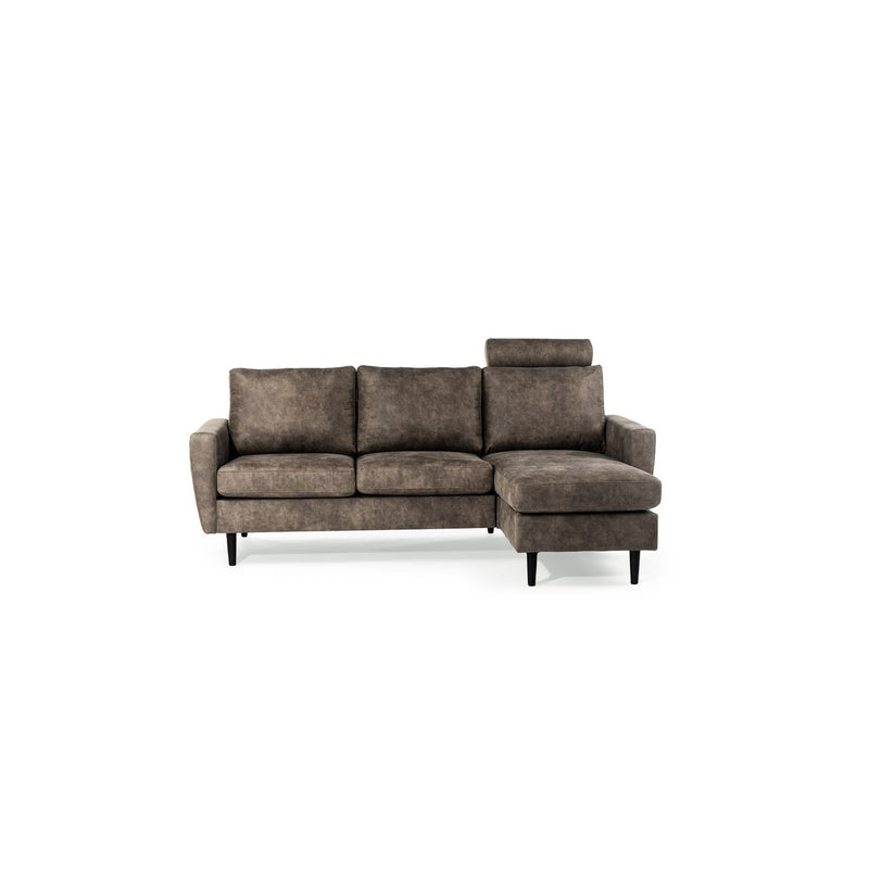 3-seater sofa CL L+R, with headrest fabric Savannah, S520 taupe