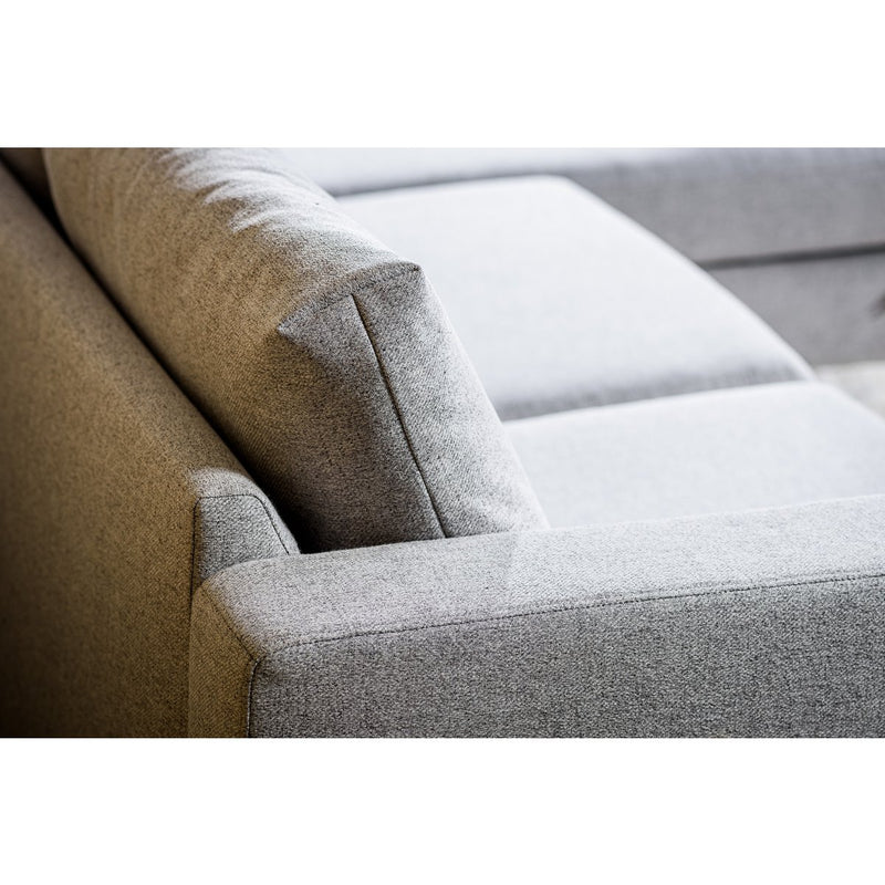 3 seater sofa CL L+R, fabric Chloe, C311 gray