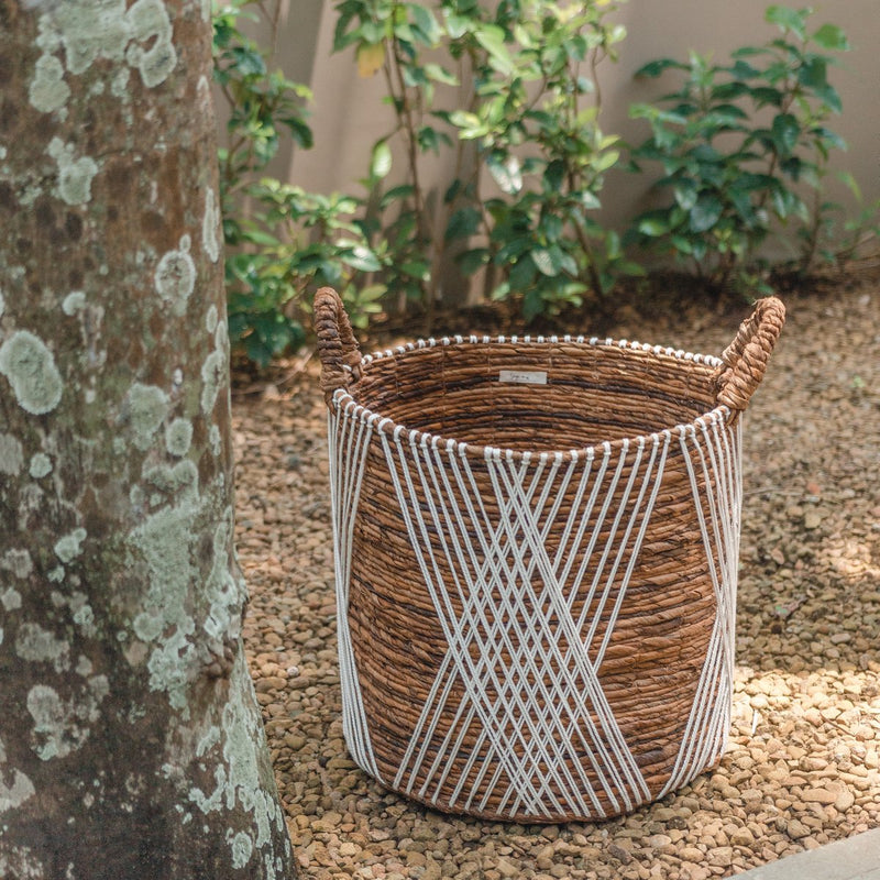 Laundry Basket | Plant Basket | Storage Basket JUWANA made of Banana Fibre