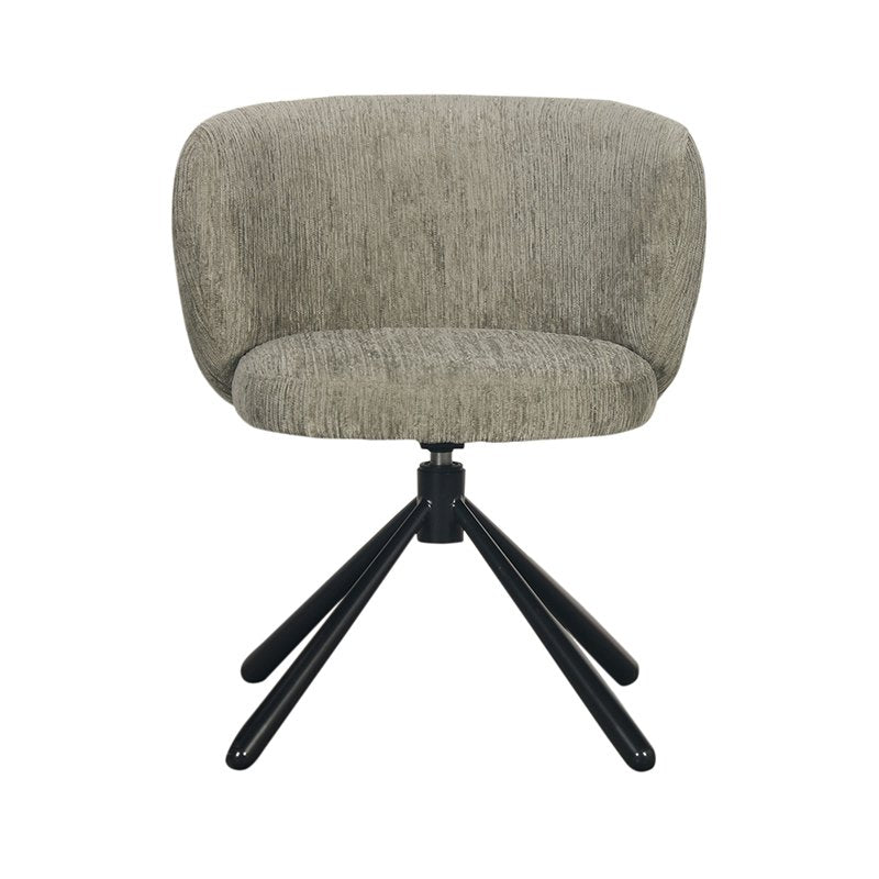 Shell Rotating Chair Crocodile Green