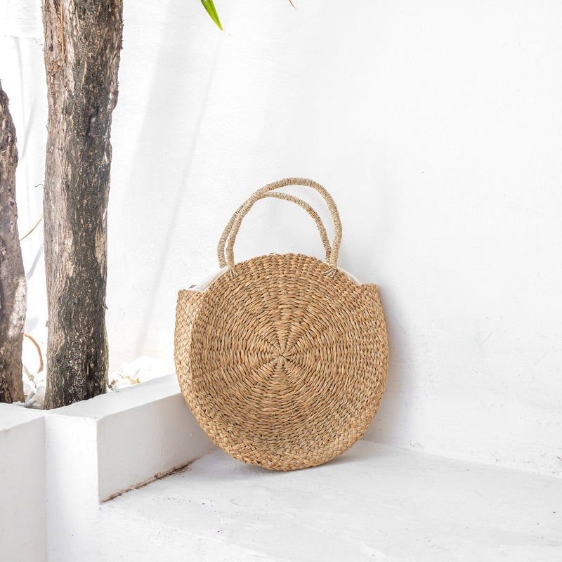 Round Bag made from Woven Seagrass MENARA