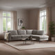 3 seater corner right, fabric Perfect Harmony 04, R720 champagne