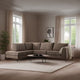 3 seater corner left, fabric Lord 35, E520 taupe