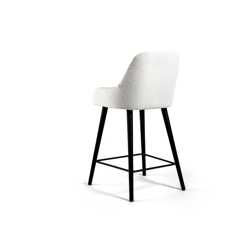 Bar stool, fabric Boucle, B320 natural