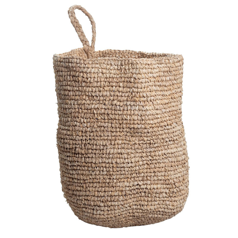 Wall Basket UTARA Hanging Storage Basket made of Raffia