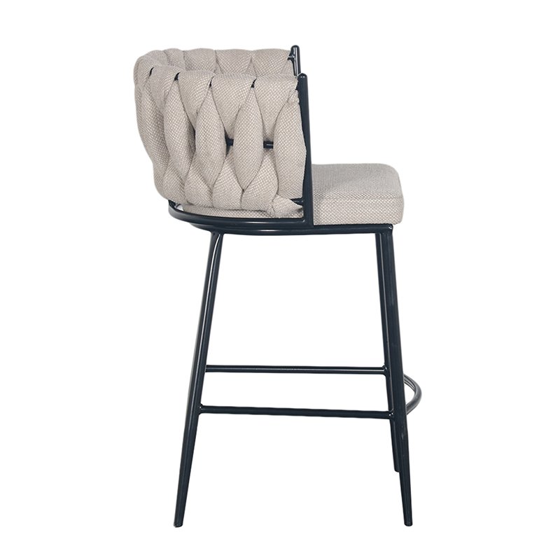 Wave kitchen bar chair beige