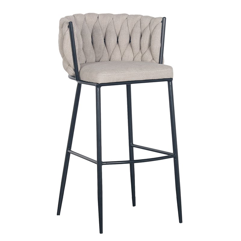 Wave bar chair beige