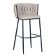 Wave bar chair beige