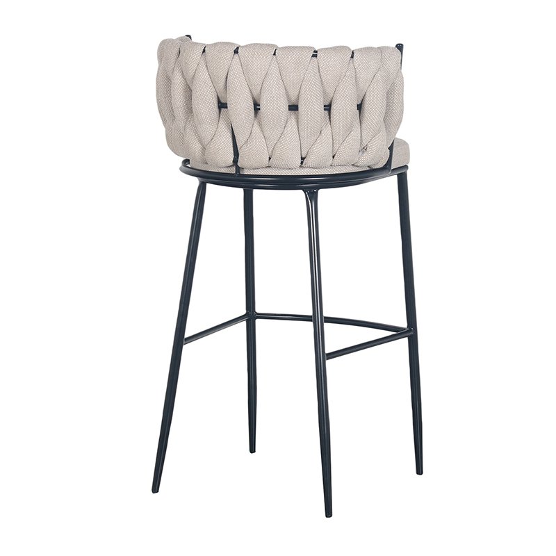 Wave bar chair beige