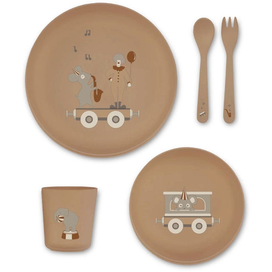 Marius bioplastic (PLA) dinner set 5-pack