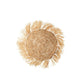 J-Line Cushion Round Reed Raffia Natural - Goldgenix