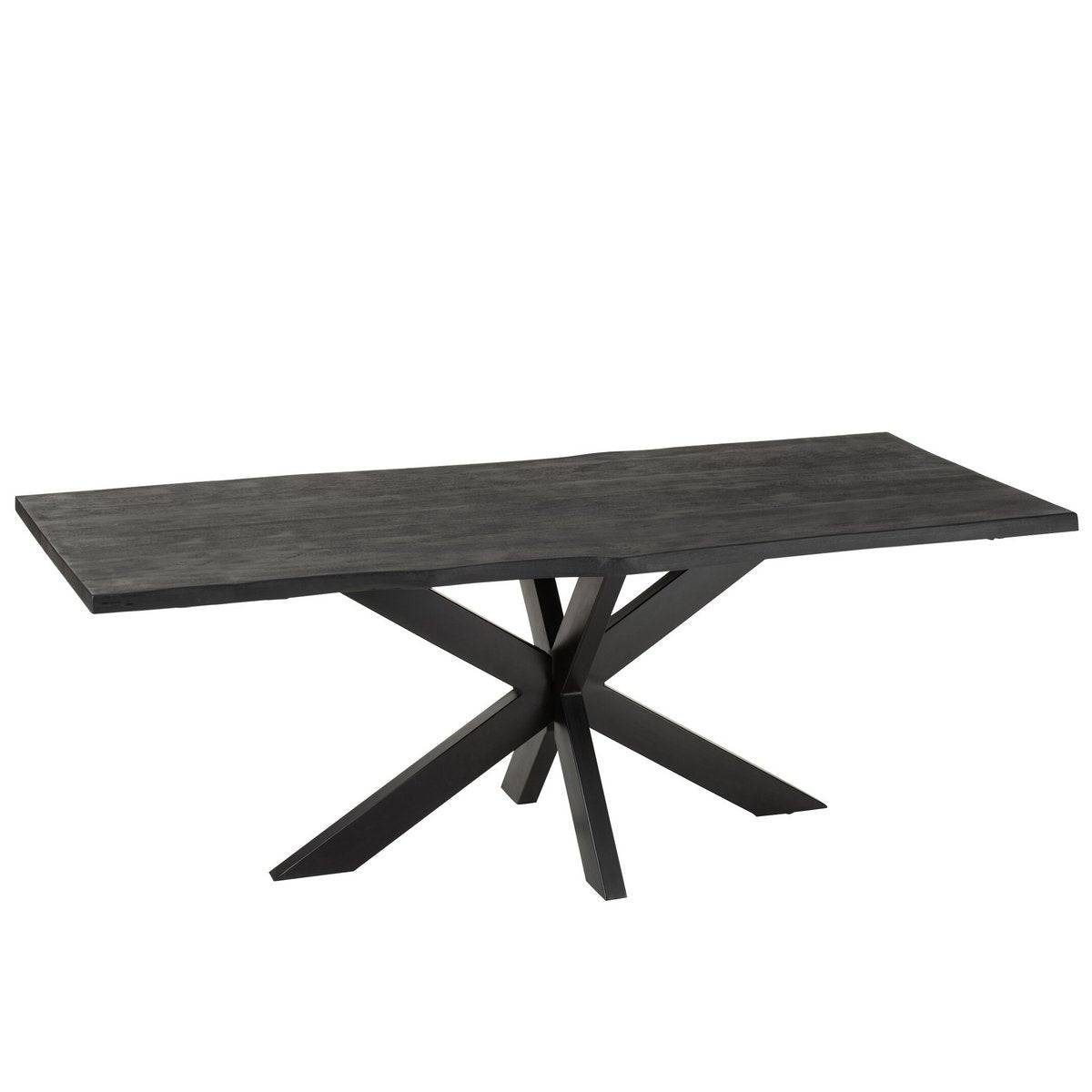 J-Line Dining table Gerard Groot Mango Wood Black - Goldgenix