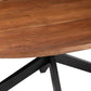 J-Line Dining Table Gerard Round Acacia Wood Brown