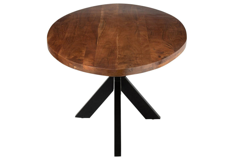 J-Line Dining Table Gerard Round Acacia Wood Brown