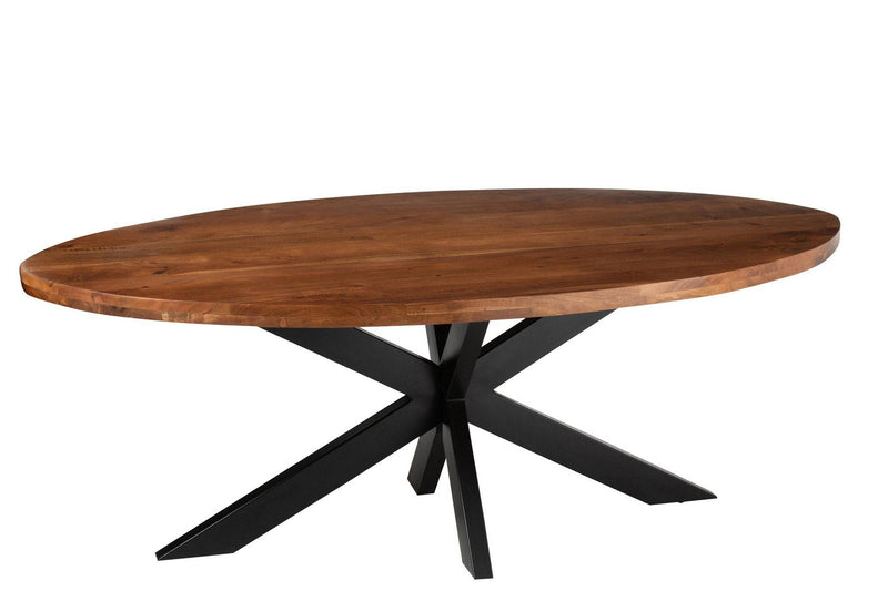 J-Line Dining Table Gerard Round Acacia Wood Brown