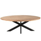 J-Line Dining Table Gerard Round Acacia Wood Natural