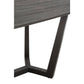 J-Line Dining table Maty Exotic Wood/Rattan Black