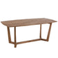 J-Line Dining table Maty Exotic Wood/Rattan Natural - Goldgenix