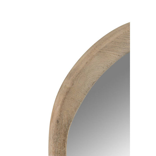 J-Line Mirror Irregular Mango Wood Small - Wall mirror 64 x 3 cm