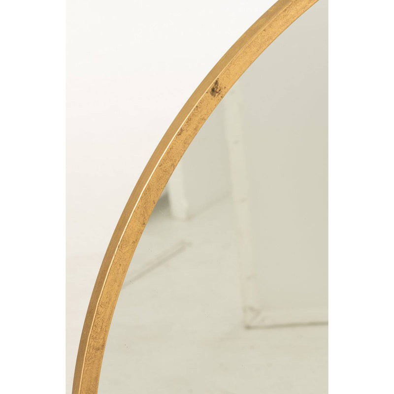 J-Line Mirror Mona Round Iron/Glass Gold Extra Large