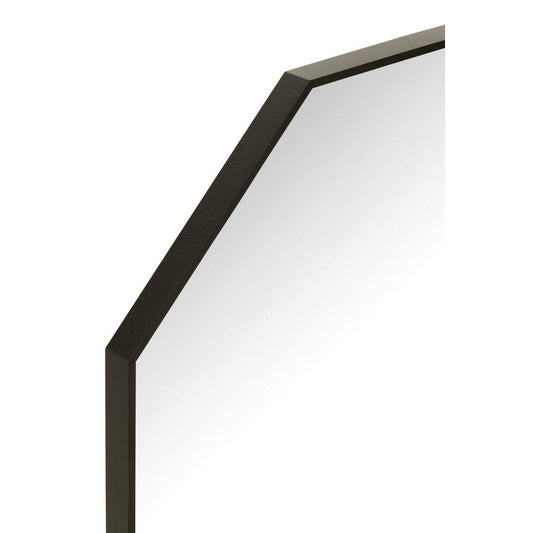 J-Line Mirror Octagon Glass / Metal Black - Wall mirror 65 x 65 cm