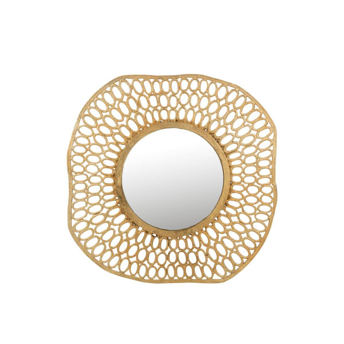 J-Line Mirror Rings Aluminum Gold