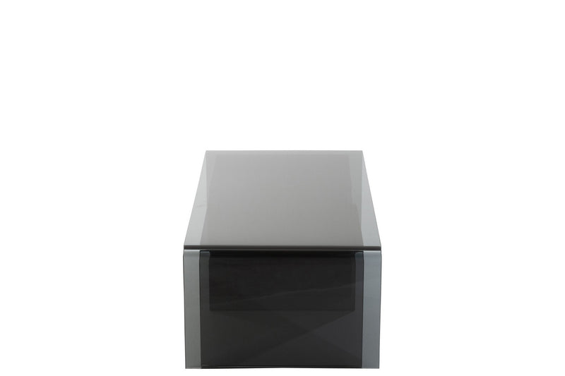 J-Line S/3 Coffee Table Glass Black