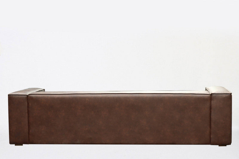 J-Line Sofa 4 Seater Modern Dark Brown