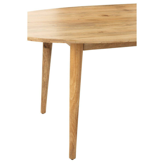 J-Line Table Camille Mango Wood Natural - Goldgenix