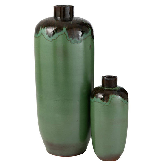 J-Line Vase Aline Ceramic Green Large - 89 cm high