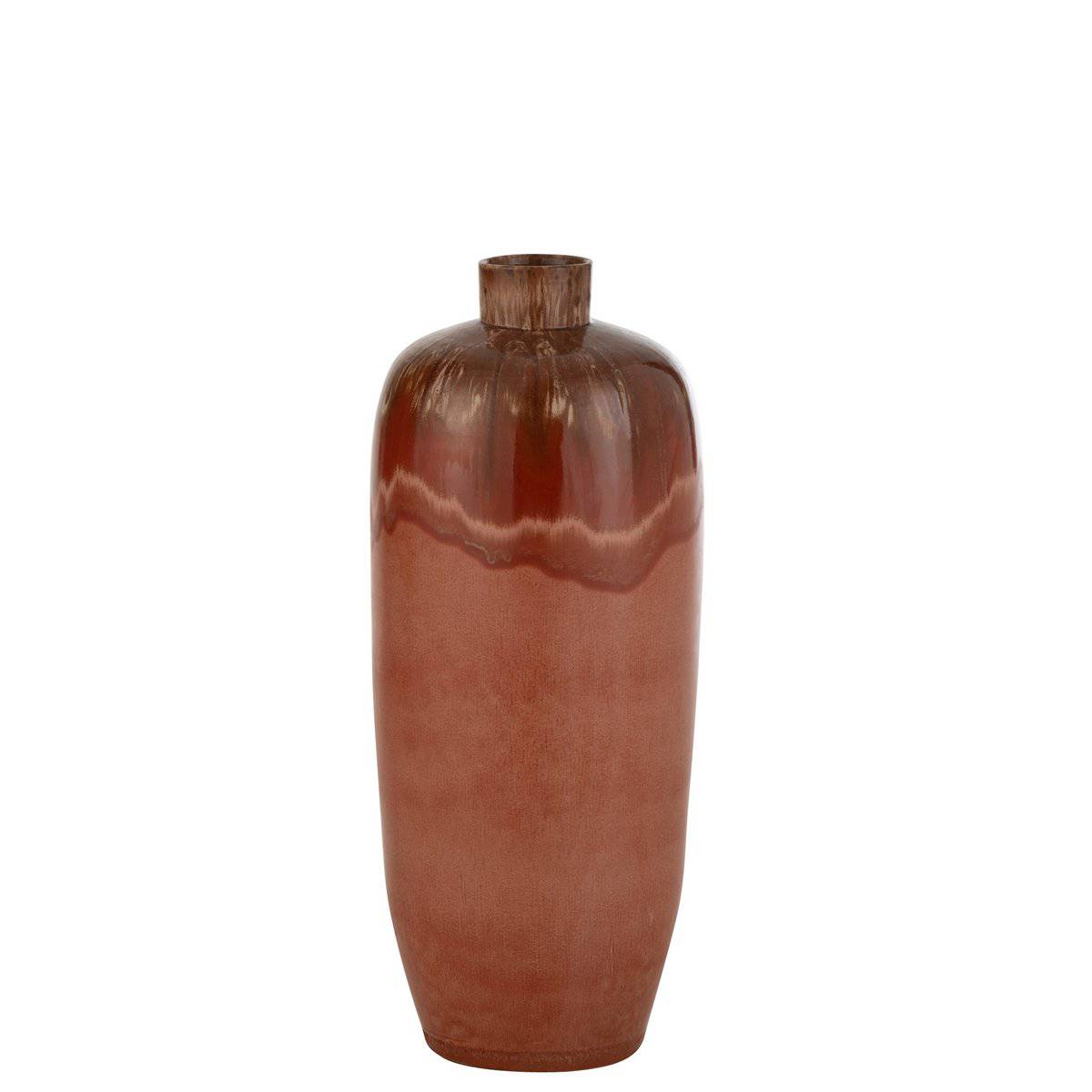 J-Line Vase Aline Keramik Rot Medium – 70 cm hoch