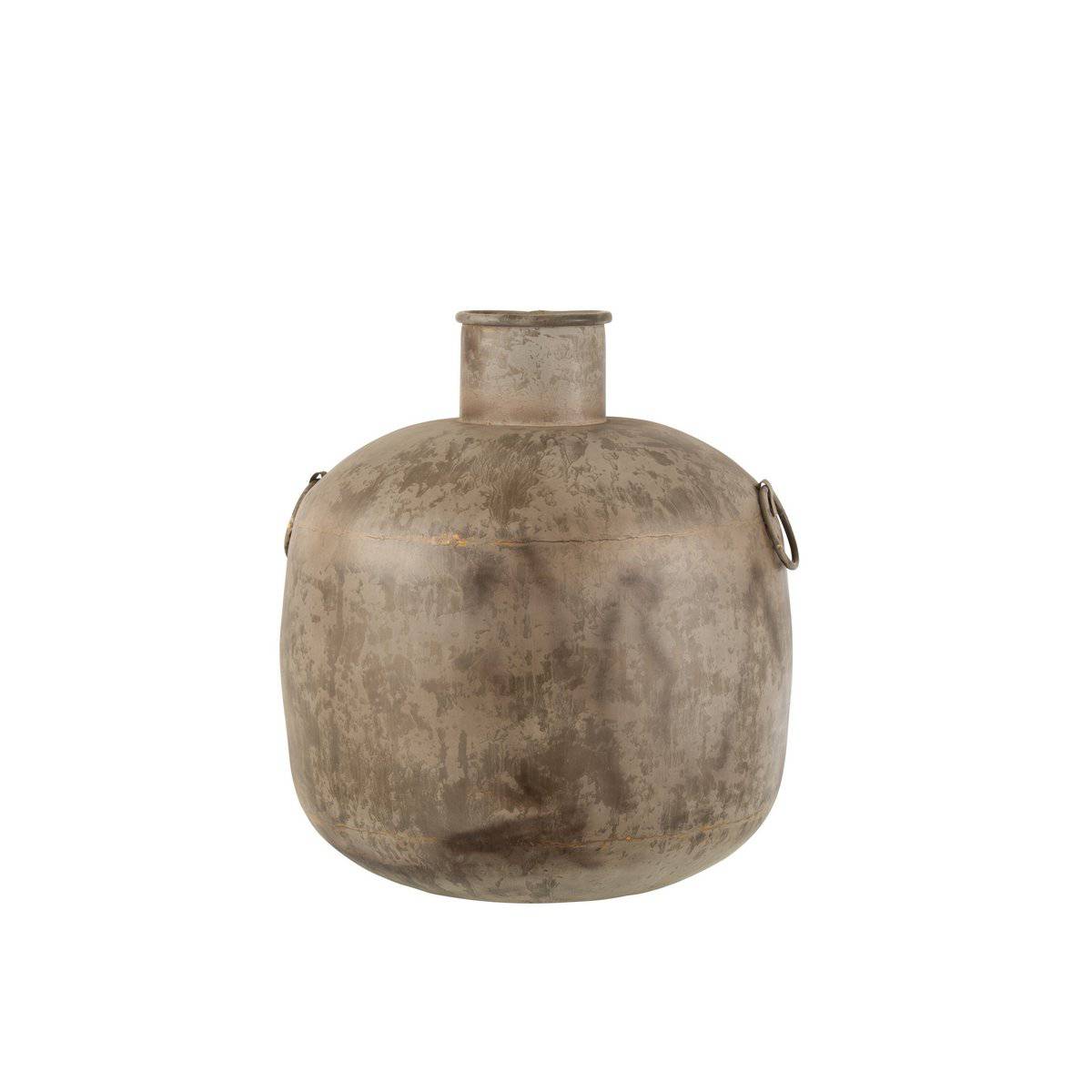 J-Line Vase Antique Round Brown Small - 47 cm high