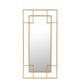 MIRROR LINES METAL/GL GOLD (60x120x3cm)