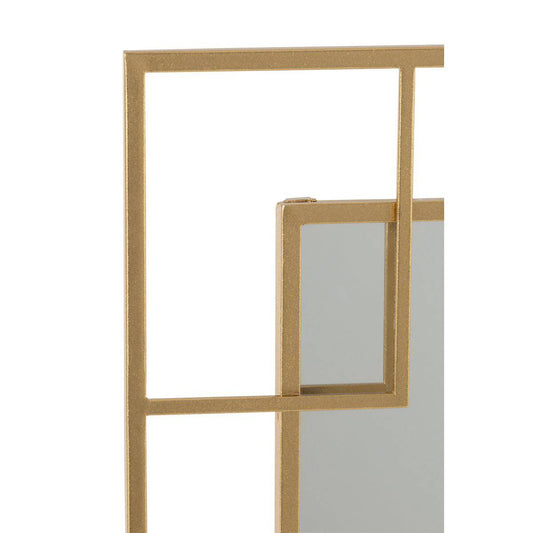 MIRROR LINES METAL/GL GOLD (60x120x3cm)