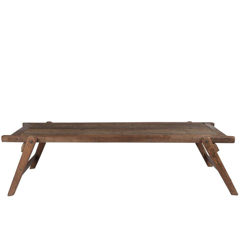 TABLE MILITARY BED WOOD WET (175x85x42cm) - Goldgenix