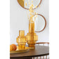 VASE RINO GLASS OCHER LARGE (17.5x17.5x36cm)